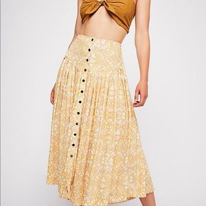 Free People Lover’s Dream Midi Skirt